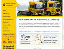Tablet Screenshot of jan-wiechmann.de